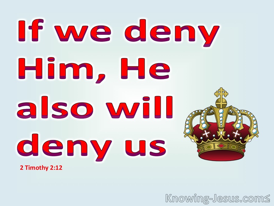 2 Timothy 2:12 If We Endure We Will Reign (red)